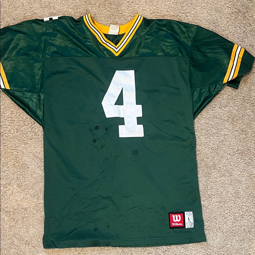 Wilson Green Jersey with Number 4